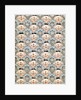 Woodblock print of illusory pattern of ibis and bats by Anonymous
