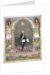 Print of President George Washington dressed as a Freemason by Anonymous