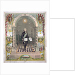 Print of President George Washington dressed as a Freemason by Anonymous