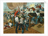 Captain Lawrence ordering "Don't give up the ship!" by Anonymous
