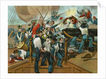 Captain Lawrence ordering "Don't give up the ship!" by Anonymous