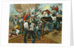 Captain Lawrence ordering "Don't give up the ship!" by Anonymous