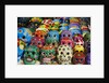 Handicrafts, masks for sale, Cancun, Quintana Roo, Mexico, North America by Anonymous