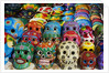 Handicrafts, masks for sale, Cancun, Quintana Roo, Mexico, North America by Anonymous