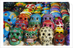 Handicrafts, masks for sale, Cancun, Quintana Roo, Mexico, North America by Anonymous