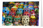 Handicrafts, masks for sale, Cancun, Quintana Roo, Mexico, North America by Anonymous