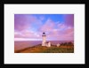 sunrise North Head Lighthouse, Washington State, Pacific Ocean, Pacific Northwest. by Anonymous