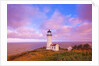 sunrise North Head Lighthouse, Washington State, Pacific Ocean, Pacific Northwest. by Anonymous