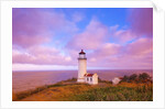 sunrise North Head Lighthouse, Washington State, Pacific Ocean, Pacific Northwest. by Anonymous