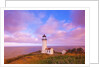 sunrise North Head Lighthouse, Washington State, Pacific Ocean, Pacific Northwest. by Anonymous