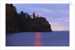 sunrise Cape Disapointment Lighthouse, Washington State, Pacific Northwest by Anonymous