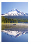 Reflection in Trillium Lake, Mt. Hood, Oregon Cascades. Pacific Northwest by Anonymous