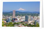 Mt.Hood over Portland skyline from West Hills. Portland Oregon. Pacific Northwest. by Anonymous