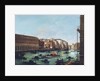 Grand Canal of Venice at the Rialto, with Gondolas by Giuseppe Bernardino Bison