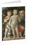 Sacra Familia, or Holy Family with Saint John by Andrea Mantegna