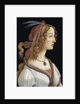 Portrait of Simonetta Vespucci as a Nymph by Sandro Botticelli