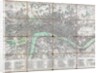 1795 folding 'pocket map' or street plan of London by Anonymous