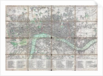 1795 folding 'pocket map' or street plan of London by Anonymous