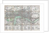 1795 folding 'pocket map' or street plan of London by Anonymous