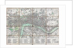 1795 folding 'pocket map' or street plan of London by Anonymous