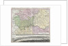 18th century map of London and Its Environs by Anonymous