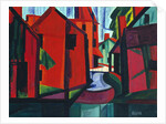 Little Falls, New Jersey by Oscar Bluemner