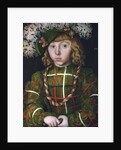 Portrait of Johann Friedrich the Magnanimous by Lucas Cranach the Elder