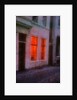 Orange window by Anonymous