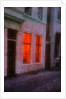 Orange window by Anonymous