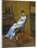The Artist's Wife and His Setter Dog by Thomas Eakins