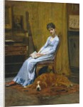 The Artist's Wife and His Setter Dog by Thomas Eakins