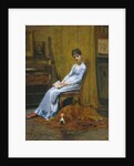 The Artist's Wife and His Setter Dog by Thomas Eakins