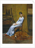 The Artist's Wife and His Setter Dog by Thomas Eakins