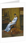 The Artist's Wife and His Setter Dog by Thomas Eakins