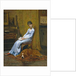 The Artist's Wife and His Setter Dog by Thomas Eakins