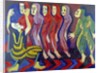 Death Dance of Mary Wigman by Ernst Ludwig Kirchner