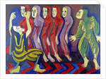 Death Dance of Mary Wigman by Ernst Ludwig Kirchner