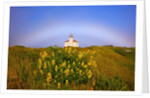 Morning light and fog make a fogbow over Coquille River Lighthouse, Bandon, Oregon Coast, Pacific Oc by Anonymous