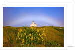 Morning light and fog make a fogbow over Coquille River Lighthouse, Bandon, Oregon Coast, Pacific Oc by Anonymous