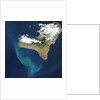 Satellite view of underwater eruption at El Hierro by Anonymous
