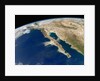 Satellite View of Baja California and the Pacific coast of Mexico by Anonymous