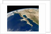 Satellite View of Baja California and the Pacific coast of Mexico by Anonymous