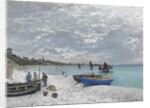 The Beach at Sainte-Adresse by Claude Monet