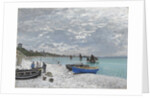 The Beach at Sainte-Adresse by Claude Monet