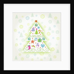 Christmas with tree and decorations by Anonymous