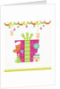 Christmas with pink gift box and decorations by Anonymous