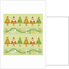Christmas with santa, rudolph trees by Anonymous