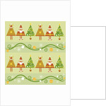 Christmas with santa, rudolph trees by Anonymous