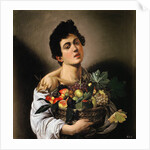 Boy with Basket of Fruit by Caravaggio