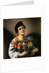 Boy with Basket of Fruit by Caravaggio